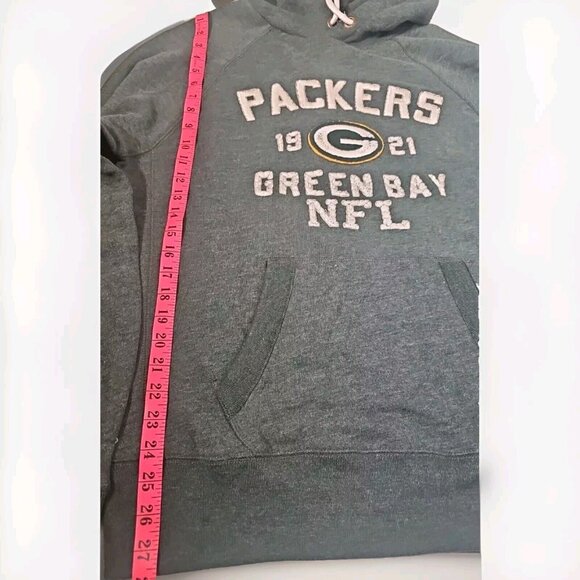 Green Bay Packers Campus Crew Hoodie Sweatshirt NFL Football - SIZE MEDIUM - Picture 10 of 10